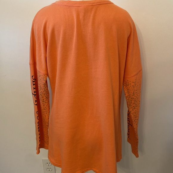 Simply Southern ✨ She Leaves Sparkles Wherever She Goes✨Orange Pullover size M - Picture 4 of 8